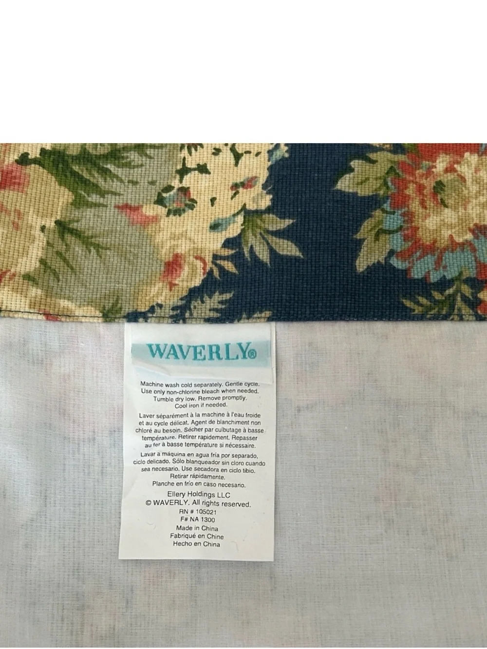 Waverly Sanctuary Rose Valance - Single